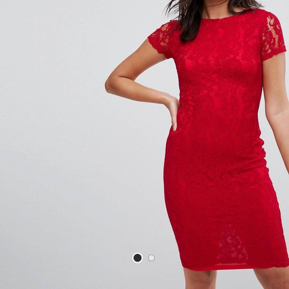 AX Paris Lace Midi Dress - Picture 1 of 5